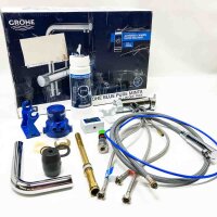 Grohe Blue Pure Minta - Water Systems (L -outlet, inlet assembly, pull -out mousseur, swiveling pipe run), chrome, 30382000, 50