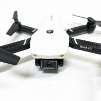 IDEA10 Mini Drohne für Anfänger, RC Quadrocopter mit Mehr Kamera FPV Übertragung 3D Flip Höhenlage Halten, Faltbare Drone Geschenk für Jungen, 18 Minuten Flugzeit 2 Modularen Batterien