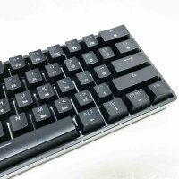 Epomaker Skyloong SK61 GK61 Abs 61 keys Hot-Swap-capable 60 % mechanical keyboard with RGB backlight, double-thot ABS key caps, dustproof for Win/Mac/Gamer, Qwerty