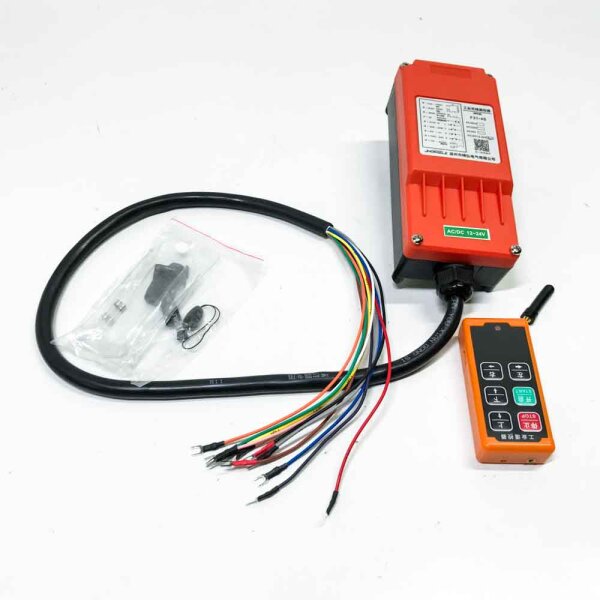 MxBaoheng wireless crane control 12V crane remote control micro radio remote control industrial remote control for hoists/winds/anchor winch/cranes/sponsors with 1 transmitter & 1 receiver