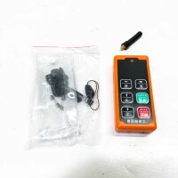 MxBaoheng wireless crane control 12V crane remote control micro radio remote control industrial remote control for hoists/winds/anchor winch/cranes/sponsors with 1 transmitter & 1 receiver