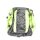 Wildken 3 in 1 bicycle pocket, 70l luggage rack bag for bicycle, waterproof bicycle luggage pocket rear, multifectional bike saddle pocket, reflective side pocket, with rain protection (green)