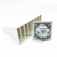 Ø 125mm decentralized single room ventilation system with heat recovery 85% - with switch