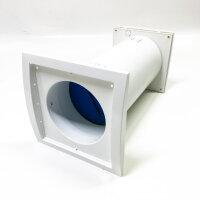 Ø 125mm decentralized single room ventilation system with heat recovery 85% - with switch