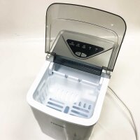 Ice cube machine, ICE Maker with self -cleaning function, 15kg/24h, 9 ice cubes in just 6 minutes. Closer -noise operation, Ice Cube Maker, ice cube leaders for use in households, offices, silver