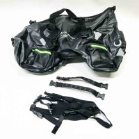 Wild Heart 70l Dry motorcycle saddle bag with rope straps...