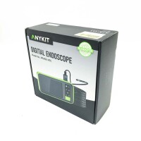 Endoskopkamera mit Licht, Anykit Dual Lens Endoskop HD Kamera Inspektionskamera, IP67 Rohrkamera Kanalkamera 10m Wasserdicht, Industrielles Endoscope mit 4,5 Zoll Bildschirm, 2500mAh, 32GB Karte