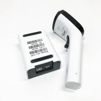 NETUM DS5000 Bluetooth 1D Barcode Scanner, Freisprech-CCD-Barcode-Leser mit Ständer und integriertem Speicher, Funktioniert mit MAC OS, Windows, iOS, Android und überträgt bis zu 50 Meter