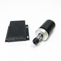 Genmitsu CNC bürstenloser Motor DC Spindel-Kit 24 V 12000 U/min mit Antriebsplatte und Spannzangenhalter installiert, perfekt für 3018 Serie CNC-Maschine