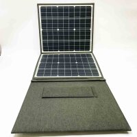 Rundegestz 120W foldable solar panel, portable solar module for power station with MC4 connection, USB connection and type C connection, portable solar panel monocrystalline for outdoor, camping, RV
