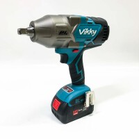 Vikky 20V impact wrenches 1/2 inch, 4.2Ah 1500n.M brushless cordless punched screwdriver 4-speed pitcher kit