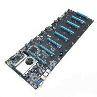 PNGOS BTC-S37 Miner Motherboard, MINING Motherboard DDR3 SODIMM 8*PCIe 16x graphics card VGA+HDMI Compatible Mainboard Desktop MINING MOTHERboard Support Bitcoin Ethereum