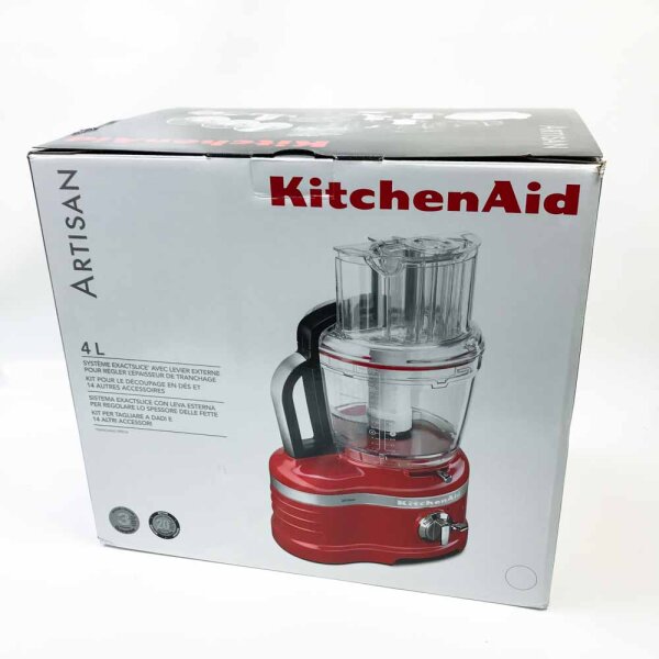 Food processor 4 L - Artisan - Black (professional kitchen machine for dice, cutting fries, cockroach, beating, pressing)