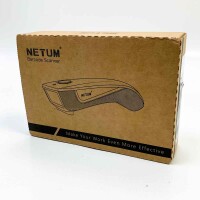 Netum C750 Kabelloser Barcode-Scanner, Bluetooth-kompatibel, kleiner Taschen-USB-1D-2D-QR-Code-Scanner für Inventar, Barcode-Bildleser für Tablet, iPhone, iPad, Android, iOS, PC, POS.