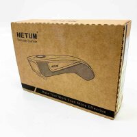 Netum C990 Bluetooth 2D QR Barcode Scanner Wireless Compatible with Small Bag 1d 2D QR Code Scanner for inventory, barcode Image reader for tablet iPhone iPad android iOS PC POS