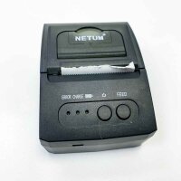 Netum NT-1809 Portable 58 mm Bluetooth thermo document printer, supports Android/iOS USB thermal printer for POS system
