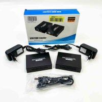 HDMI KVM Extender via CAT5E CAT6 1080P HDMI USB KVM Extender transmission with loop out support USB keyboard mouse extension