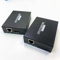 HDMI KVM Extender via CAT5E CAT6 1080P HDMI USB KVM Extender transmission with loop out support USB keyboard mouse extension