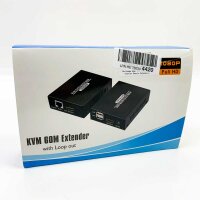 HDMI KVM Extender via CAT5E CAT6 1080P HDMI USB KVM Extender transmission with loop out support USB keyboard mouse extension