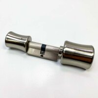 Elektronisches Schließzylinder [keine App] eLinkSmart Tür-Schließzylinder 60mm (30/30) mit Fingerabdruck Tastatur Codes und Schlüssel - Geeignet für die meisten EU-Türschlösser