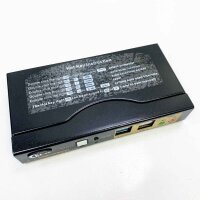 Ccklau 2 Port USB 3.0 DisplayPort KVM Switch DP 1.4 For 2 computer support 4K@144Hz, 8k@30Hz with audio and cables supports keyboard mouse switching