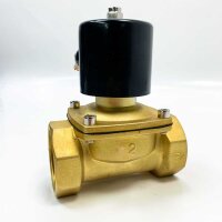 Heschen electrical brass magnetic valve, 2W-500-50, PT2  , DC12V, direct effect water, normal closed replacement valve