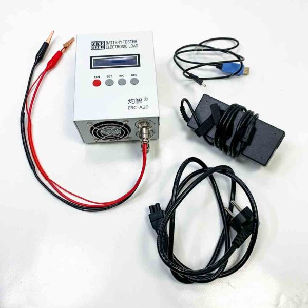 Lfhelper battery capacity tester Ebc-A20 battery capacity tester load Capacity tester kit for lithium/lead-acid battery professional capacity tester 5a load 20a unloading 85W 220V