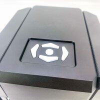 3-W desktop laser engraved with 8 x 8 cm work area for beginners, plug-and-play laser engraved, super easy to use for home use.