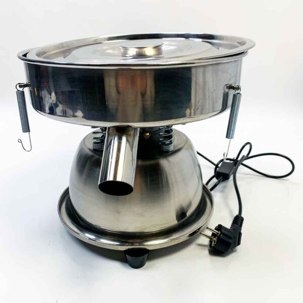 Yuchengtech electric vibration screen F300 mm, electric flour sieve, automatic vibration sieve, stainless steel vibration screen for seven for powder/granulate, 1150 rpm, 50 W (host, without sieve)