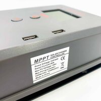 40A MPPT Solarladeregler 12V 24V Solar Laderegler Automatische Arbeit Solar Charge Controller Max PV Leerlaufspannung 100V mit Verschiedenen Automatischen Schutzfunktionen.…