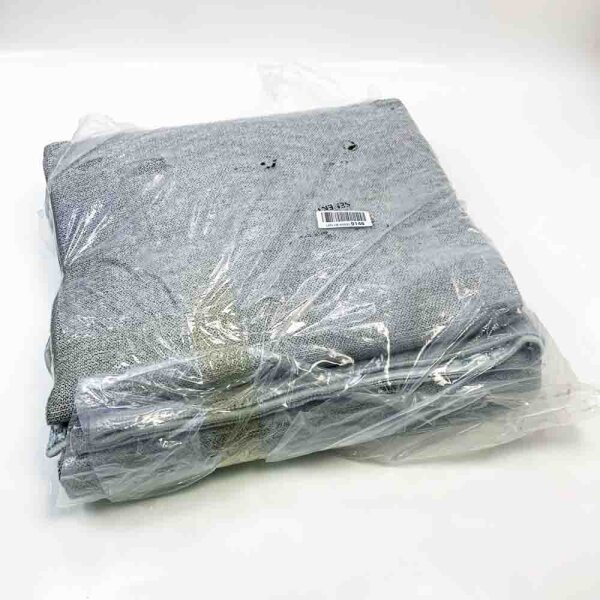 Vamcheer Short Pile Living Room Rug - Modern Abstract Faux Cashmere Rug Non-Slip Washable Decorative Rugs for Bedroom Dining Room Hallway Indoor (Grey 200x300)