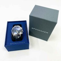 Spinnaker Herren 42mm Hull Chronograph Lapis Meca-Quartz...