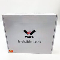Wireless Castle-010 Smart Invisible Lock Castle installed inside, safer remote control, unlocking the iOS android app with touch design (silver)
