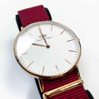 Daniel Wellington Classic Uhr 36 mm doppelt beschichteter Edelstahl (316L) Roségold