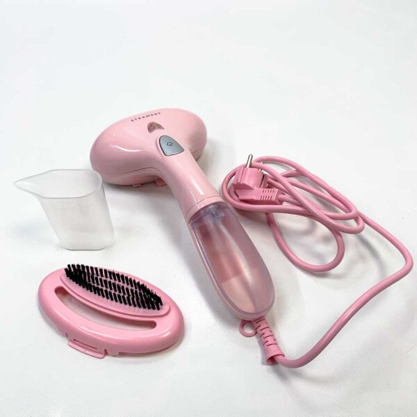 Stery Cirrus 1 portable steam cleaner, 1500 W, inflation in 30 seconds, ideal for transportation, removing the piping, pink