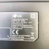 LG DS40Q 2.1 Soundable with wireless subwoofer (HDMI, Bluetooth), black