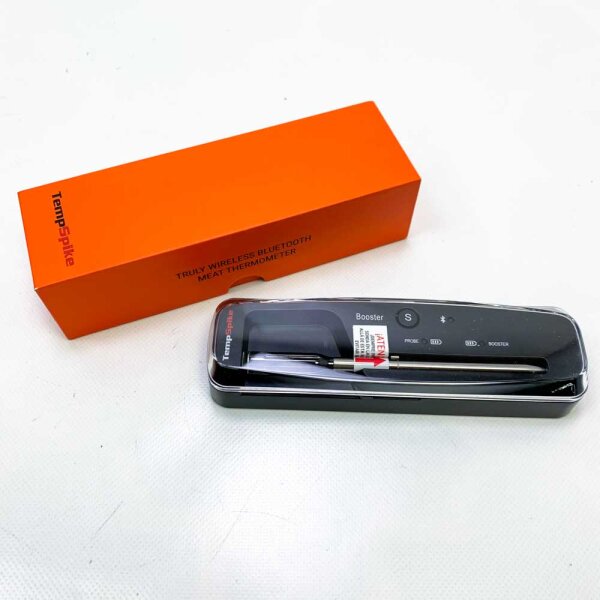 ThermoPro TempSpike Fleischthermometer Kabellos Grillthermometer Bluetooth IP67 Kerntemperaturmesser TP961 150m Bratenthermometer für Backofen, Grill, Rotisserie, Sicher im Geschirrspüler