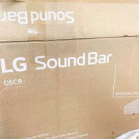 LG DSC9S 3.1.3 Soundbar (400W) mit kabellosem Subwoofer (Dolby Atmos, HDMI, Bluetooth), Schwarz