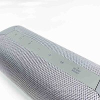 LG XBOOM GO DXG7, portable Bluetooth speaker (40 watts, Google Assistant, Siri, lighting), gray