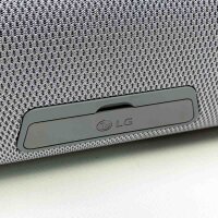 LG XBOOM GO DXG7, portable Bluetooth speaker (40 watts, Google Assistant, Siri, lighting), gray