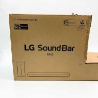 LG DS40Q 2.1 Soundbar (300W) with wireless subwoofer (HDMI, Bluetooth), black