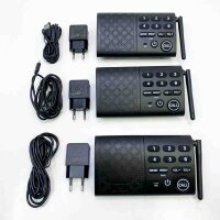 HOSMART wireless intercom systems for home or office with two-way and multi-way calls | crystal clear sound and over 300m range (1 main 2 sub)