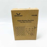 HOSMART wireless intercom systems for home or office with two-way and multi-way calls | crystal clear sound and over 300m range (1 main 2 sub)