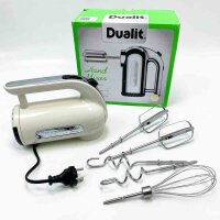 Dualit Hand mixer - Canvas white, 400W, 4 steps,...