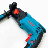 ENEACRO SDS -Plus Bohrhammer, 6 variable speed with 4 functions, safety clutch, 26 mm drilling power in concrete - including 3 drills, 2 chisel and boxing