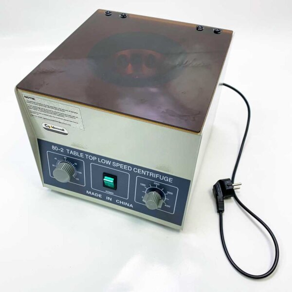 Cgoldenwall Professional medical electrical laboratory center (with scratches on the lid), 12 x 20 ml, 4000 rpm, with timer, 0–120 min., Adjustable speed, 220 V