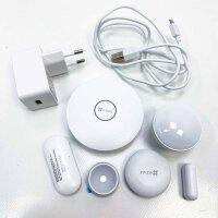 EZVIZ Home Sensor Kit (ohne Klebeseiten), Gateway, PIR-Sensor, Öffnungs-/Schließsensor und Smart-Taste, zur Personenerkennung ,Push-Nachricht(B1 Kit)