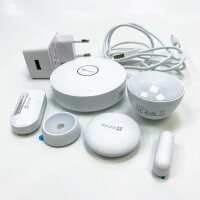 EZVIZ Home Sensor Kit (ohne Klebeseiten), Gateway, PIR-Sensor, Öffnungs-/Schließsensor und Smart-Taste, zur Personenerkennung ,Push-Nachricht(B1 Kit)