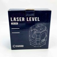 Cigman cross line laser 360 degrees green green self -leveling with magnetic holder, rotation laser cross laser for indoor use, cm508