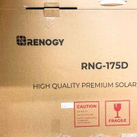 Renogy RNG-175D, solar panel, 12-V monocrystalline PV charger, network-independent systems